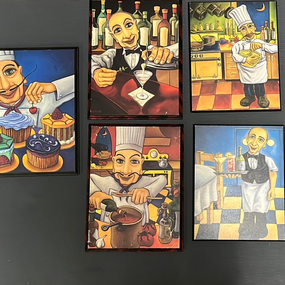 Chef Art Collection - Vibrant Wall Decor (Rafuse)